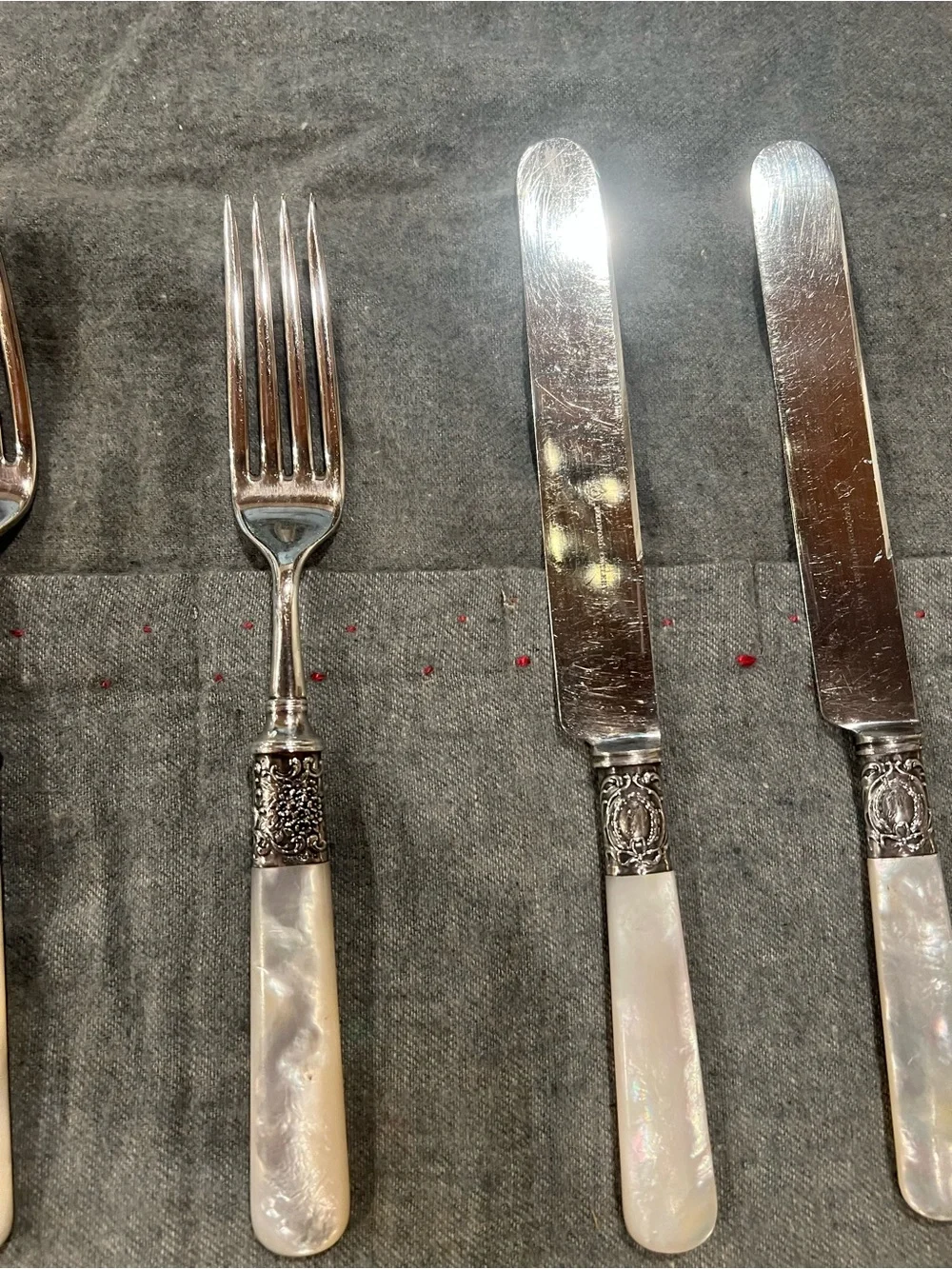 Medford Cutlery Mother of Pearl Handle Flatware Set